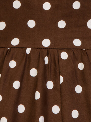 Výpredaj Retro pin up šaty Biele bodky